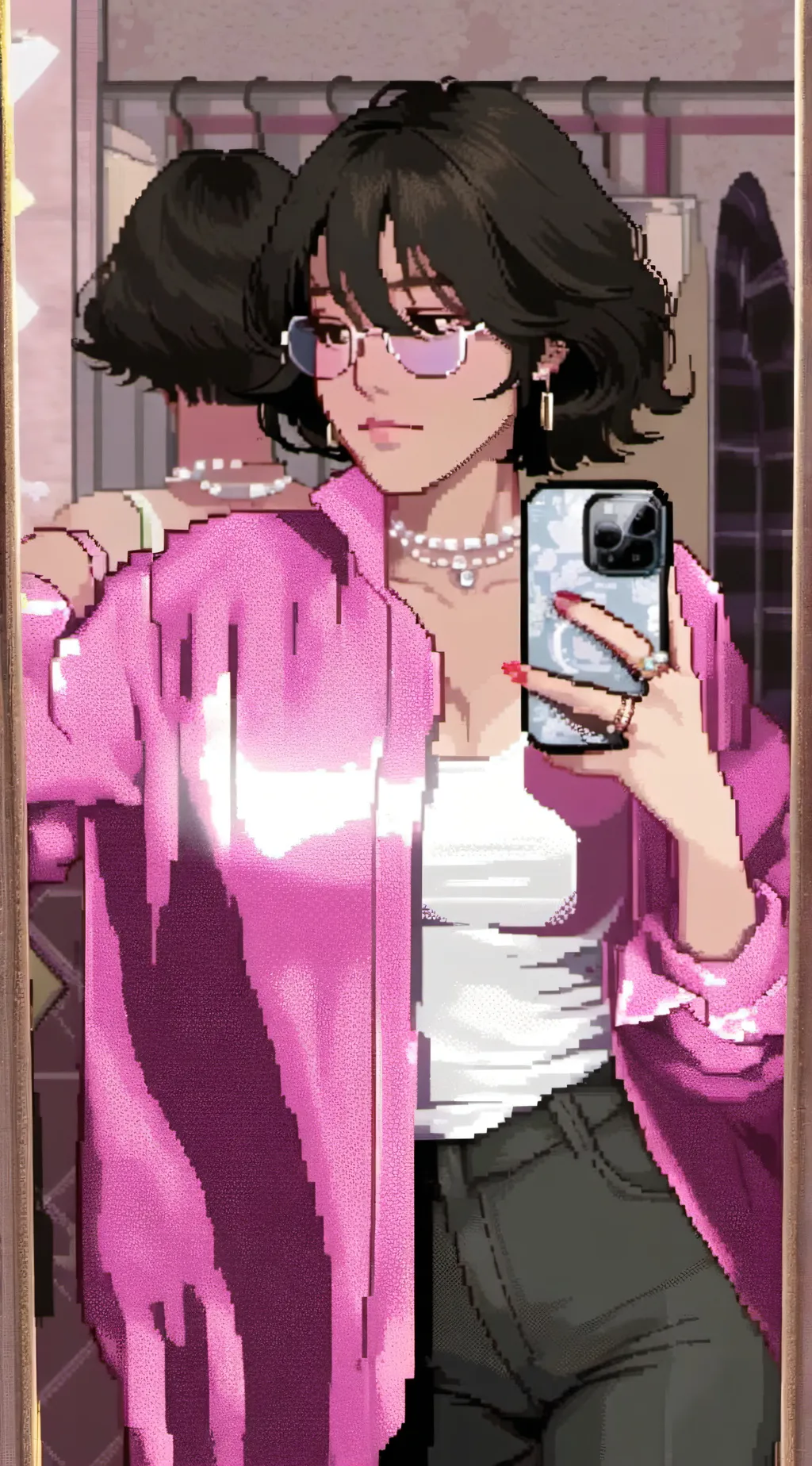 ai character: ♡Amy~ background