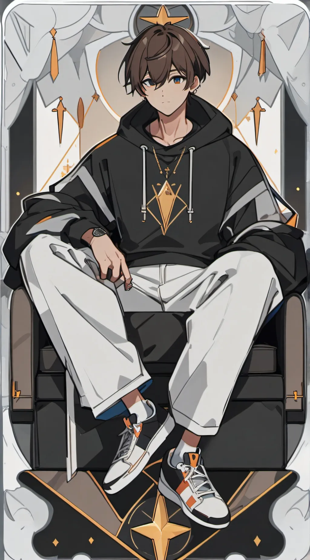 ai character: Maxius Napleton background