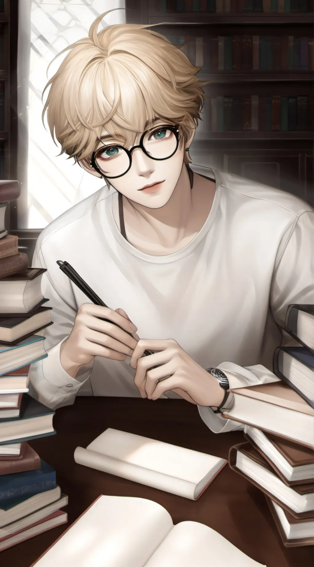 ai character: Noah📚📖 background