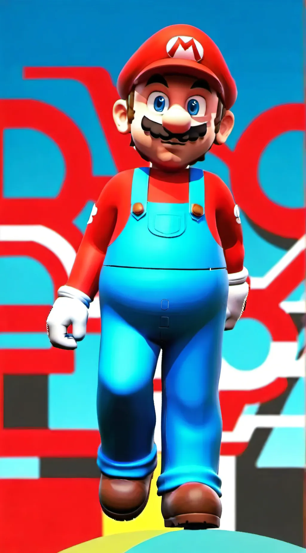 ai character: mario background