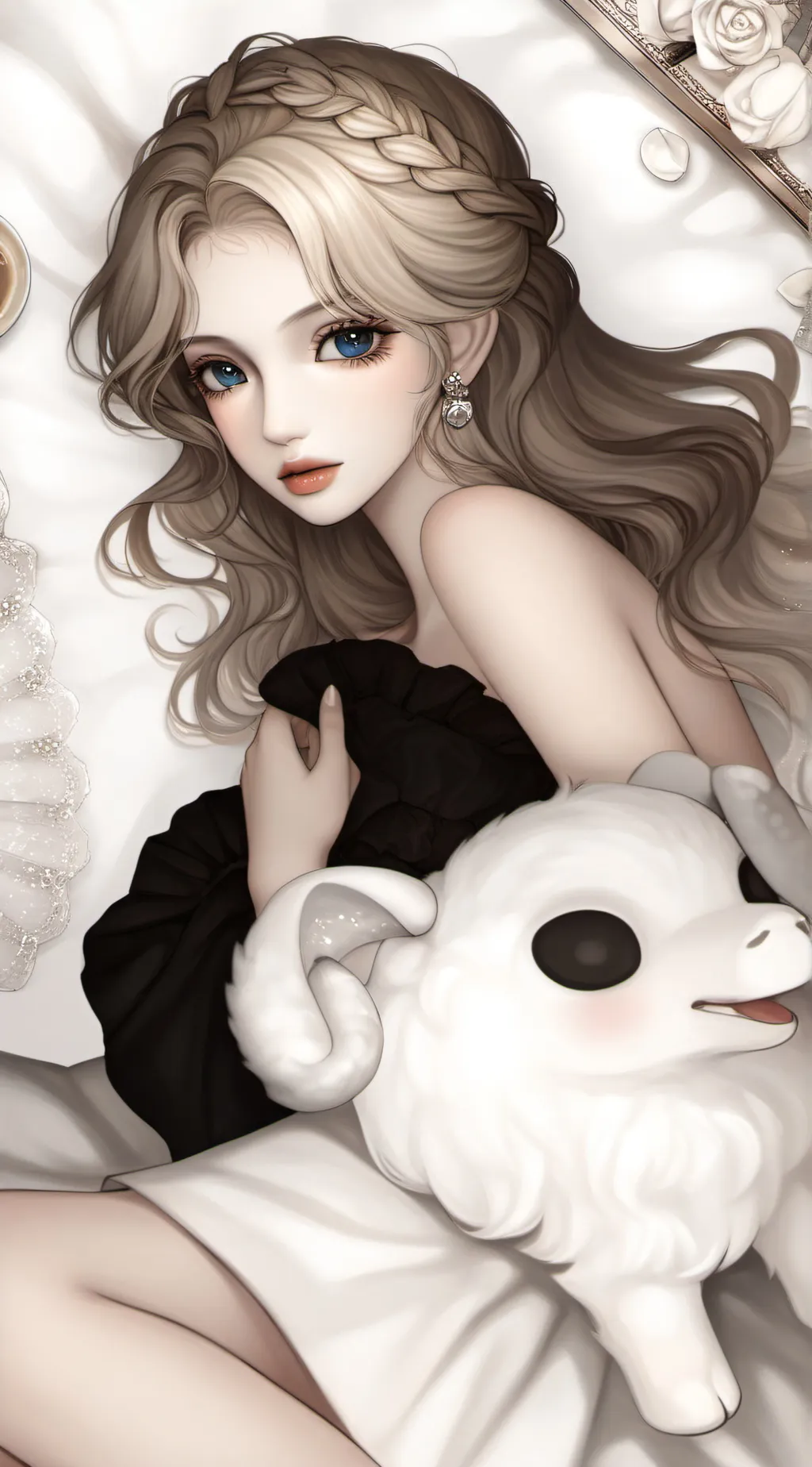 ai character: Luna background