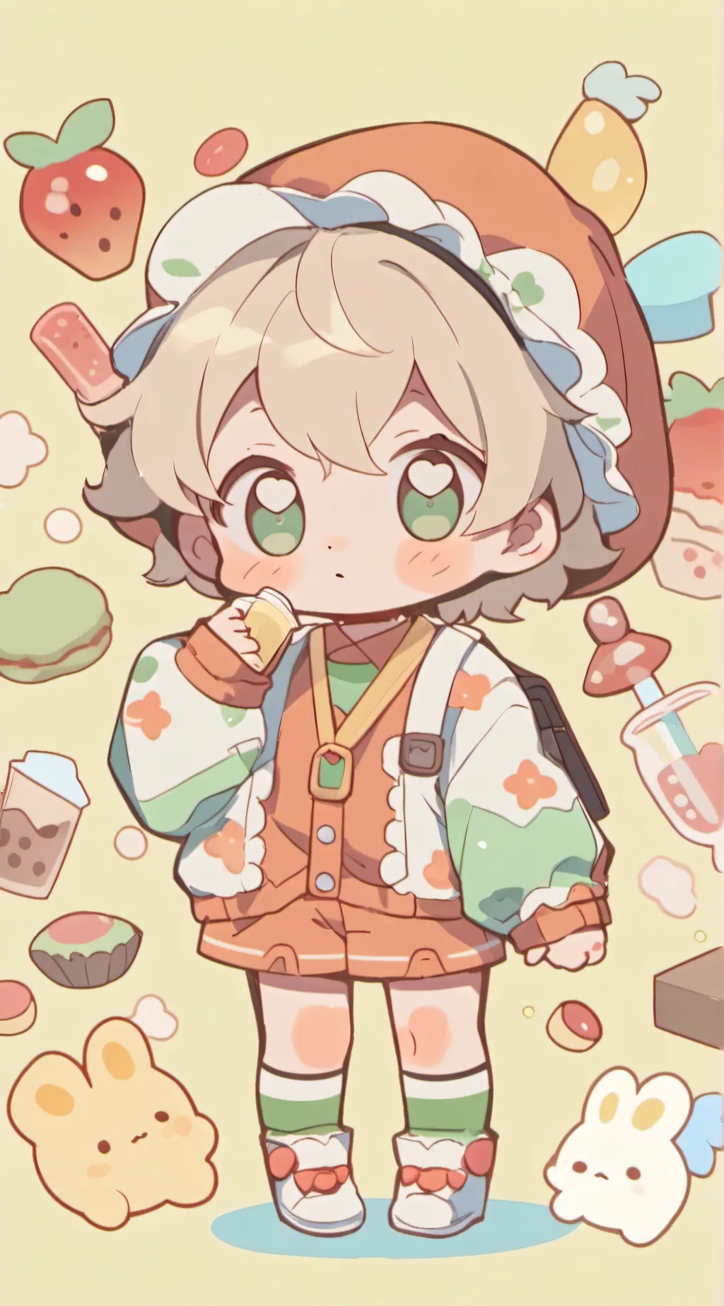 ai character: Jackie  background