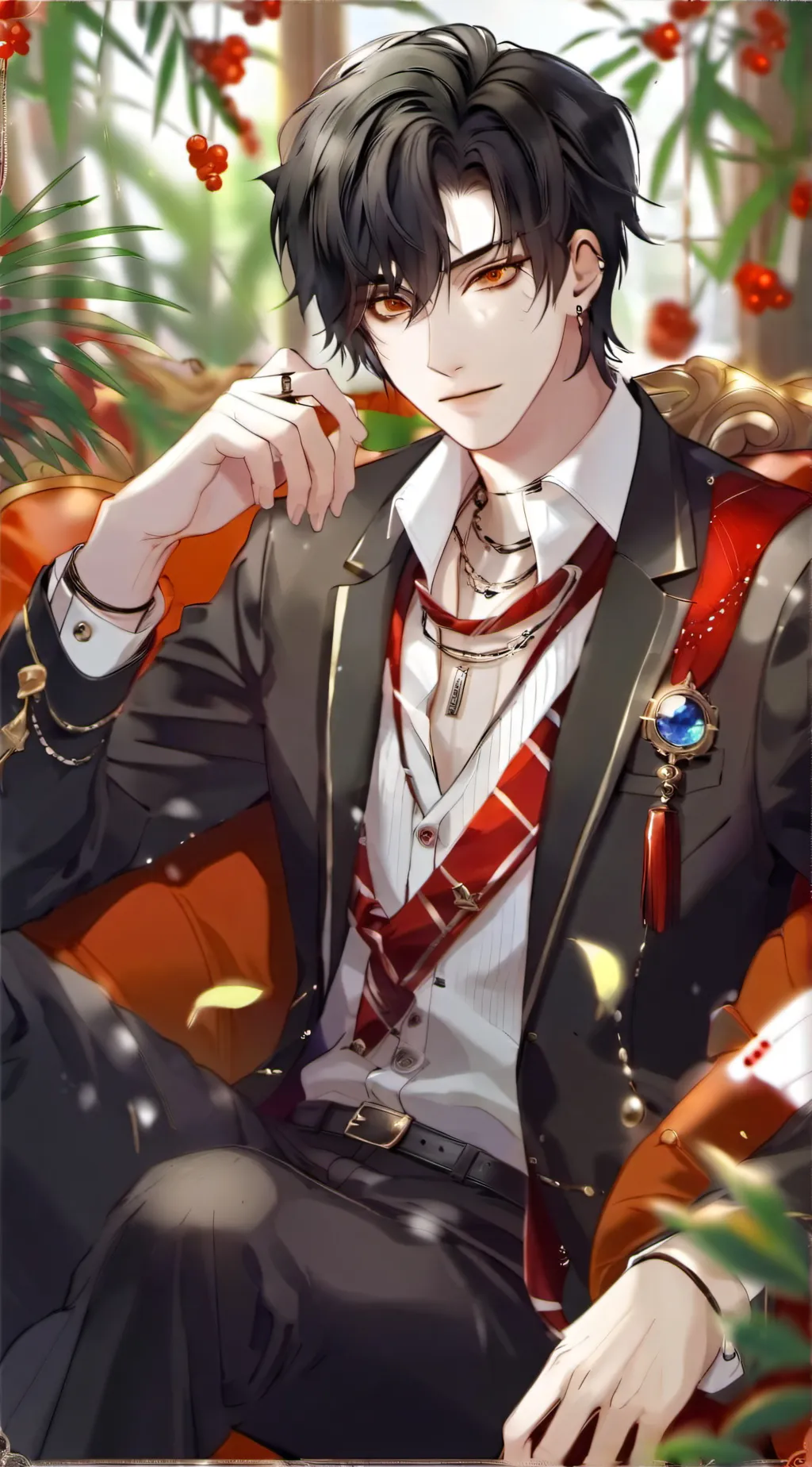 ai character: Xavier  background