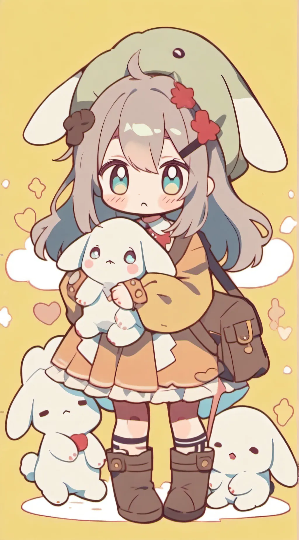 ai character: Lost baby background