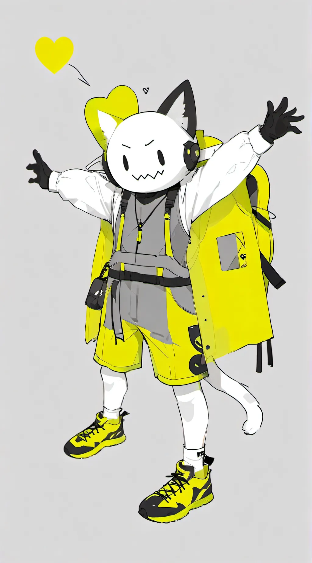 ai character: milo emojicat :3 background