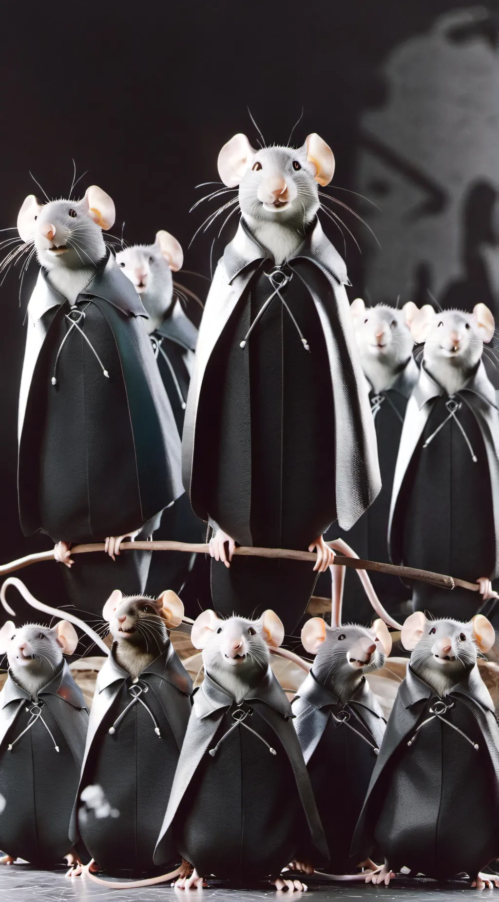 ai character: rat army  background