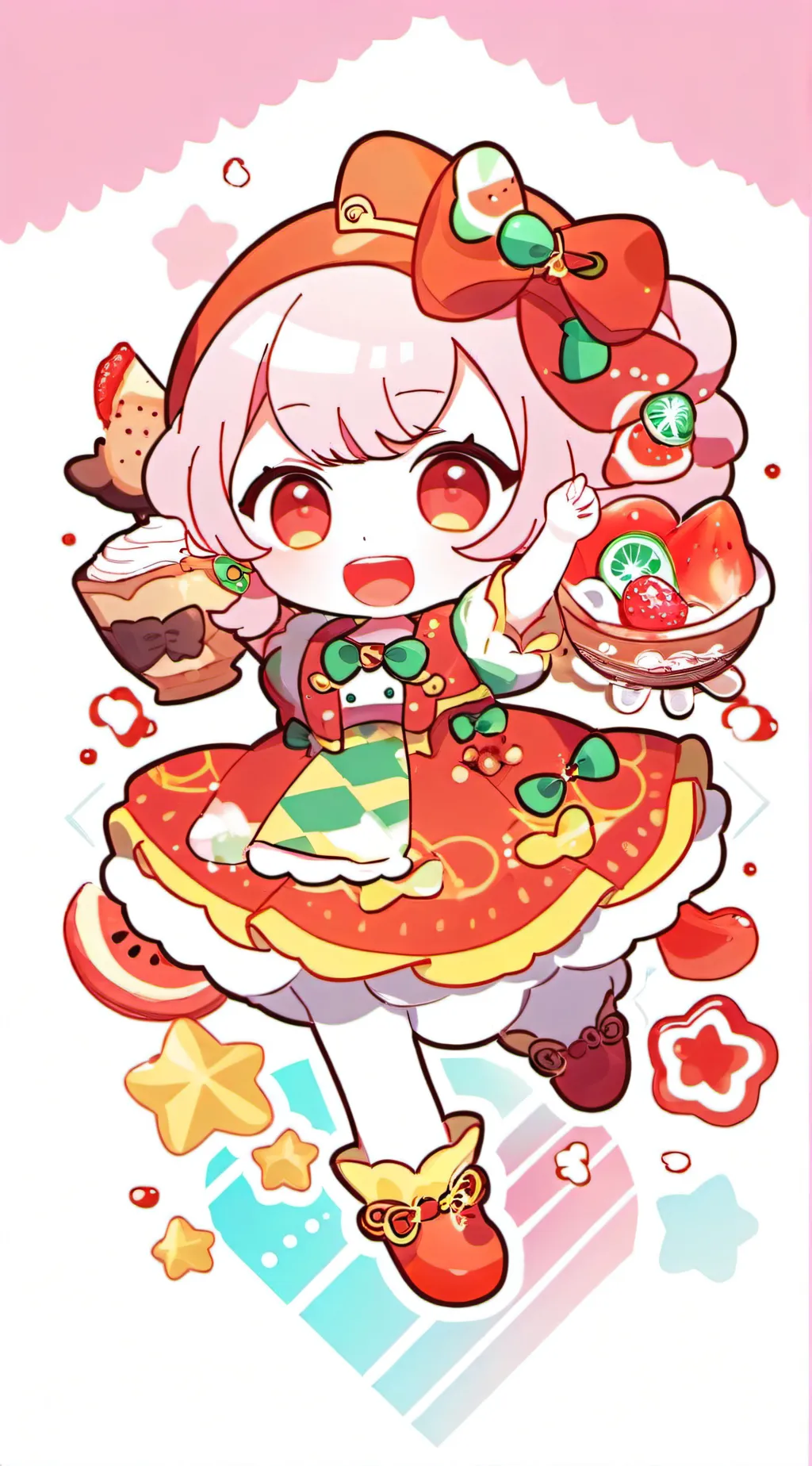 ai character: DELUSIONAL scene background