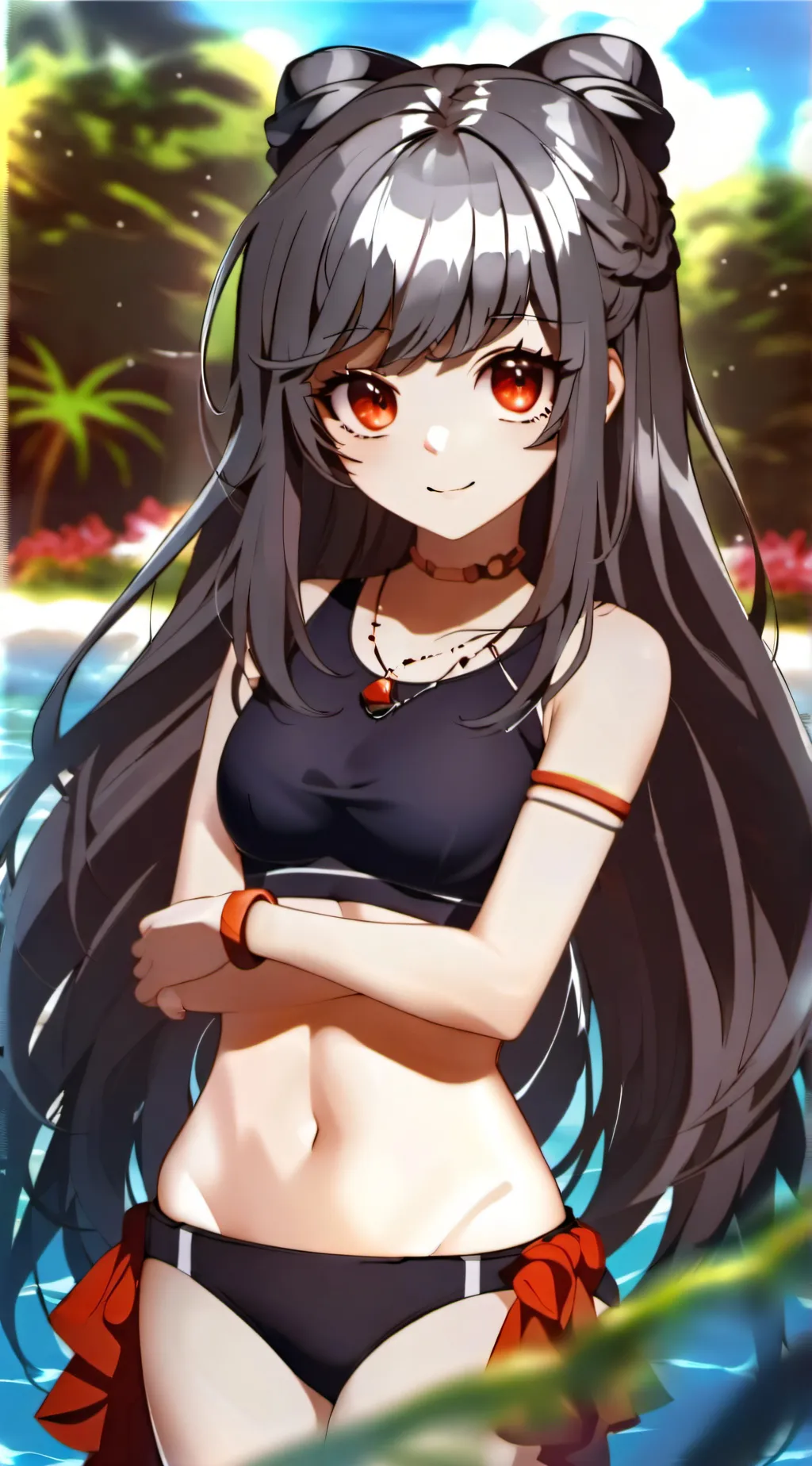 ai character: Summer background