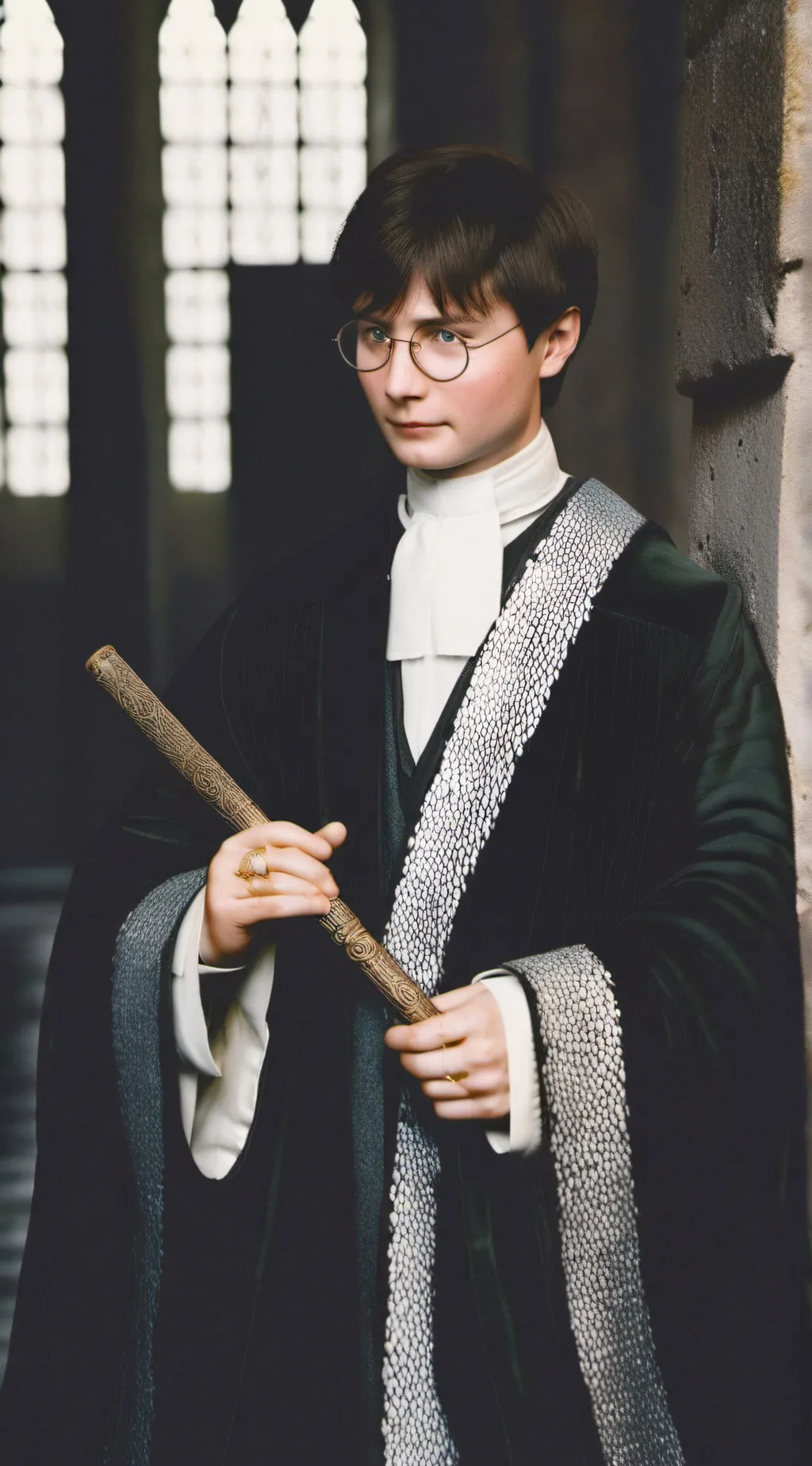 ai character: Harry Potter  background