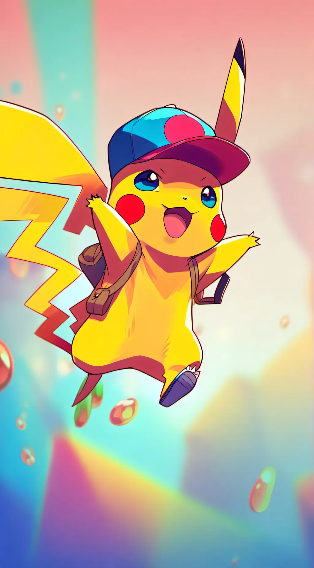 ai character: Pikachu background