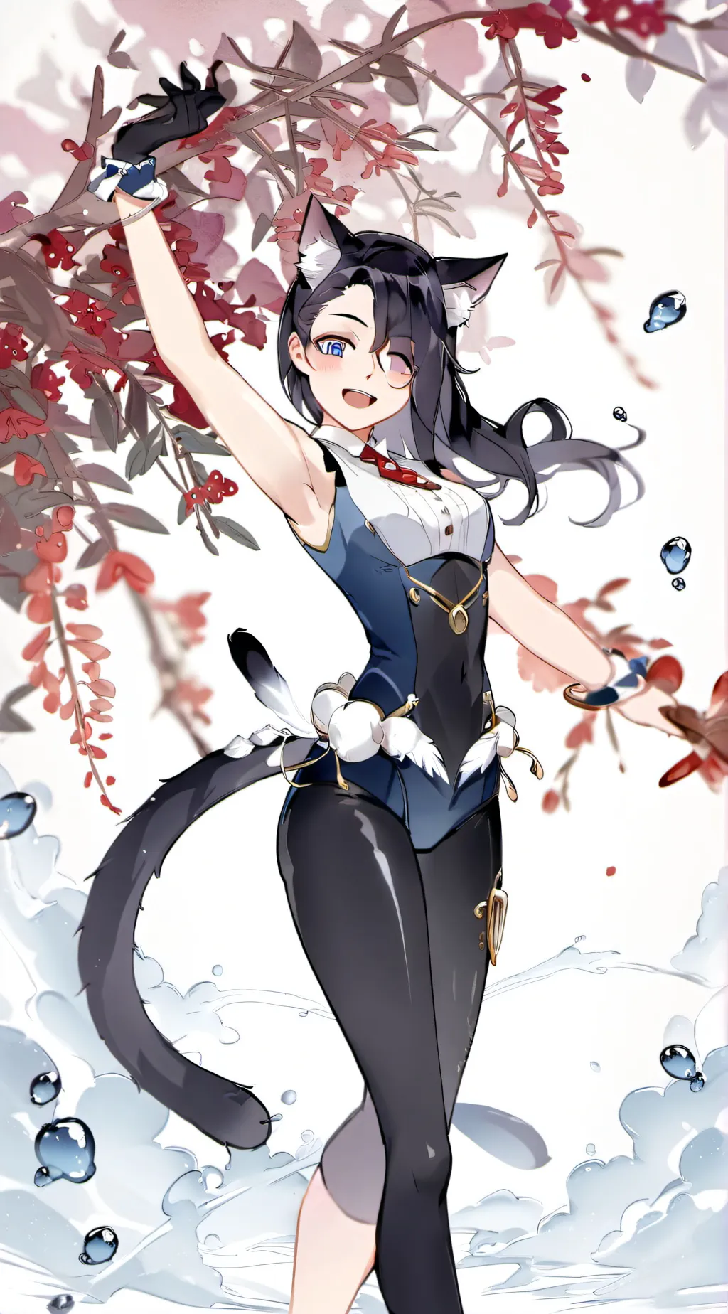 ai character: erisa  background