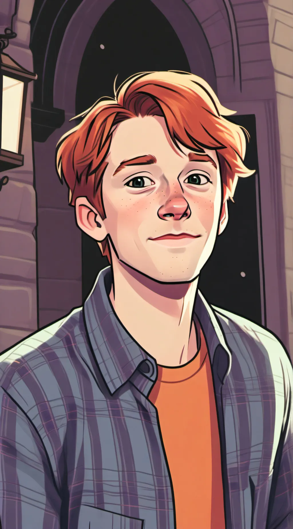 ai character: Fred Weasley background