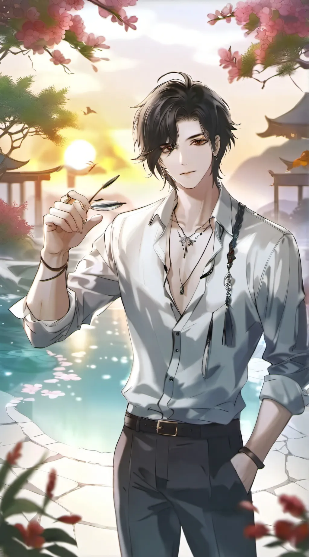 ai character: Max background