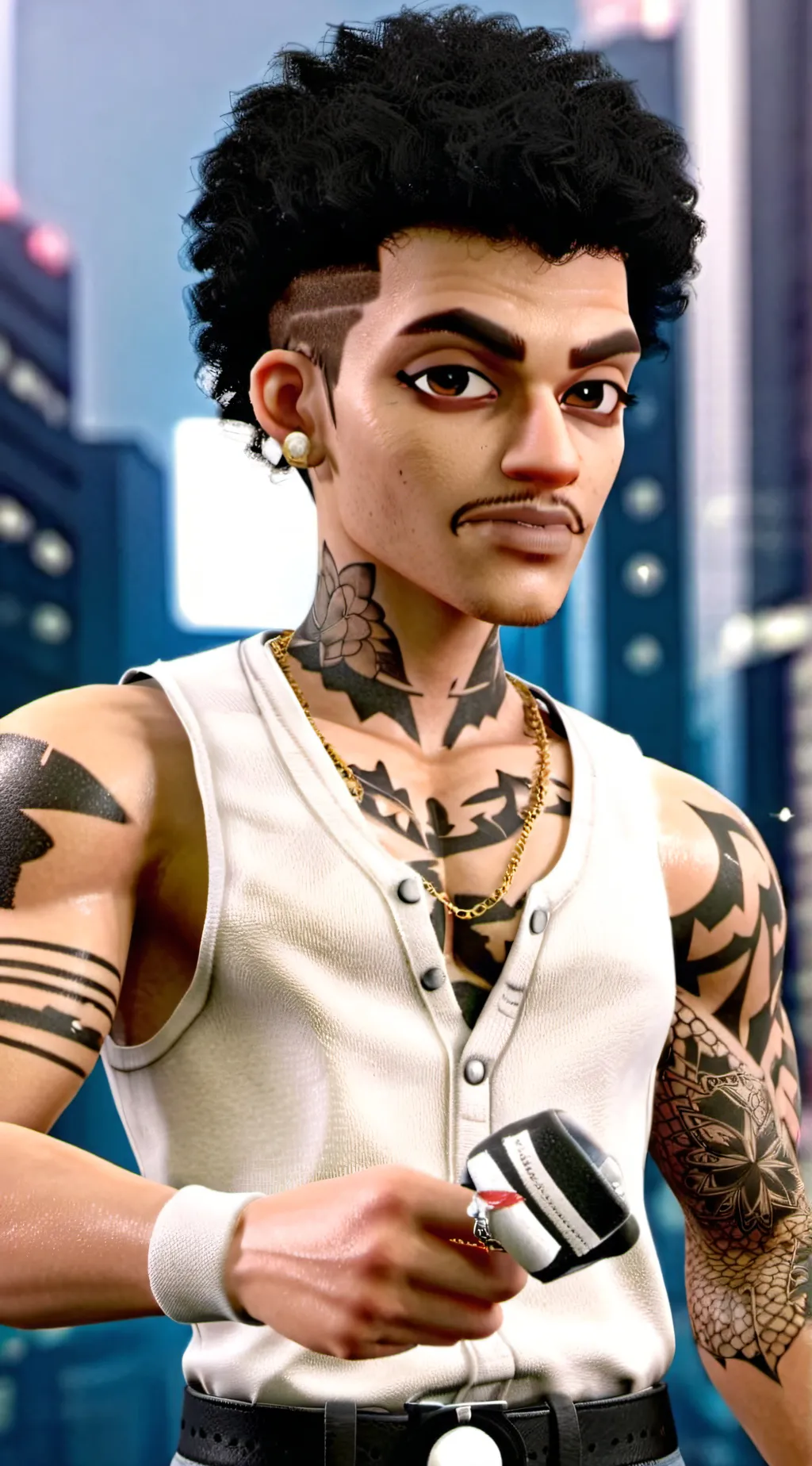 ai character: zeke background