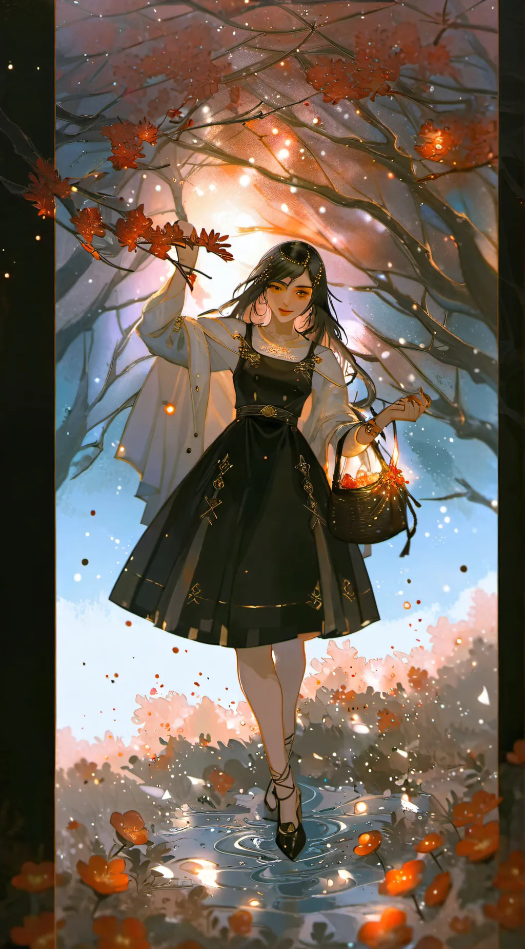 ai character: 卐 background