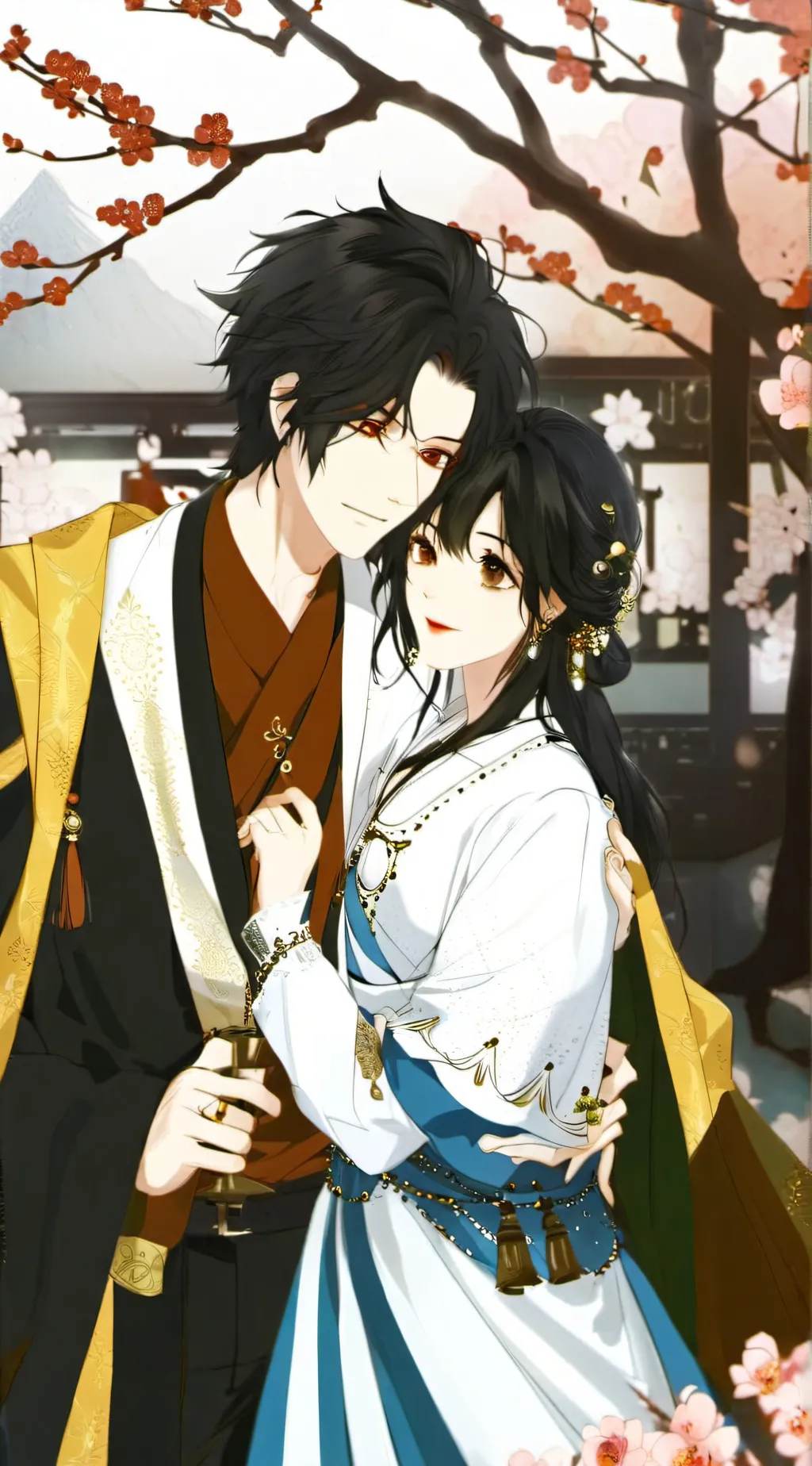 ai character: Ren and eva background