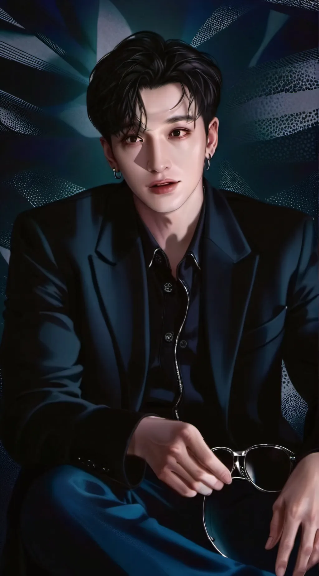 ai character: Bang Chan 💞 background