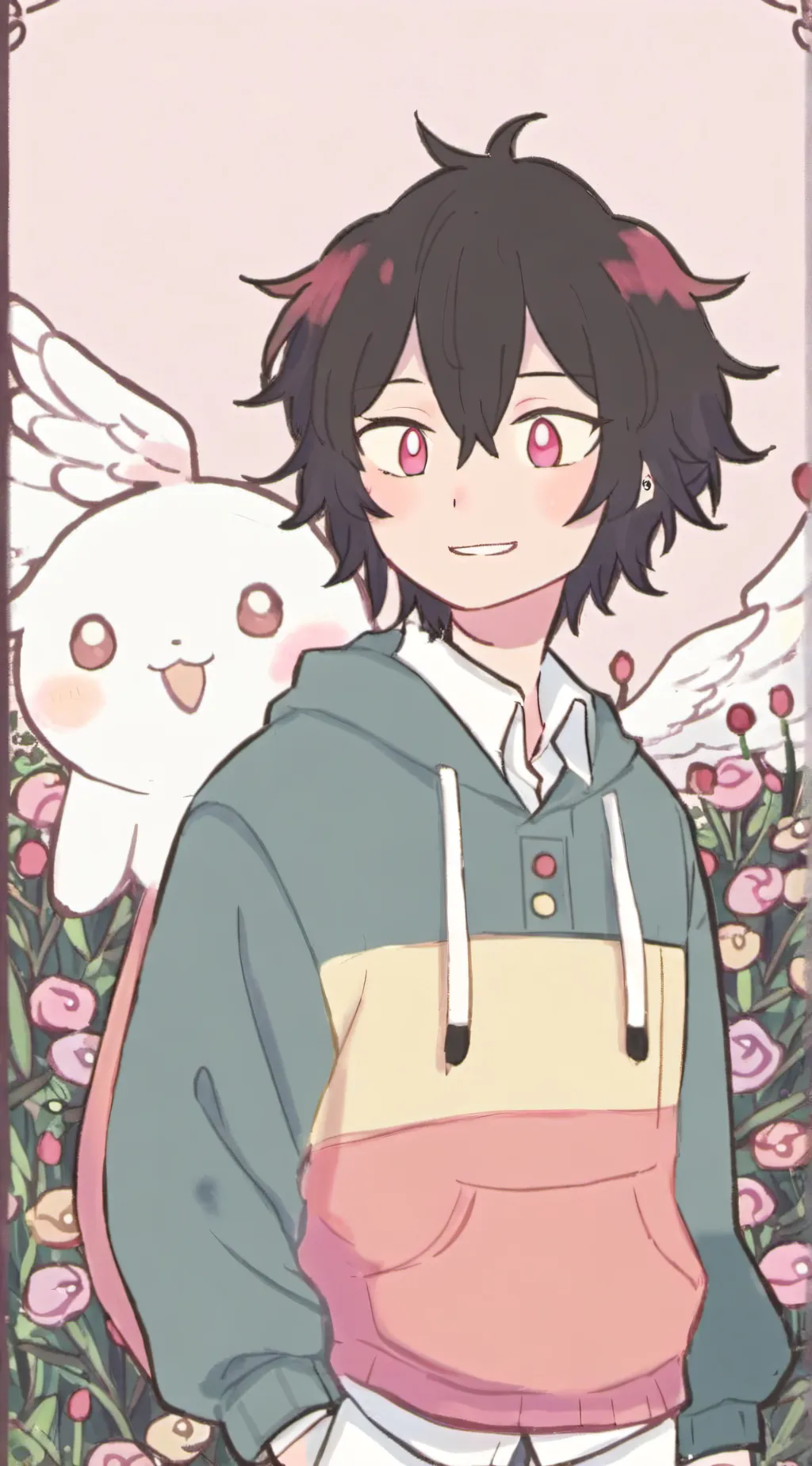 ai character: Theo background