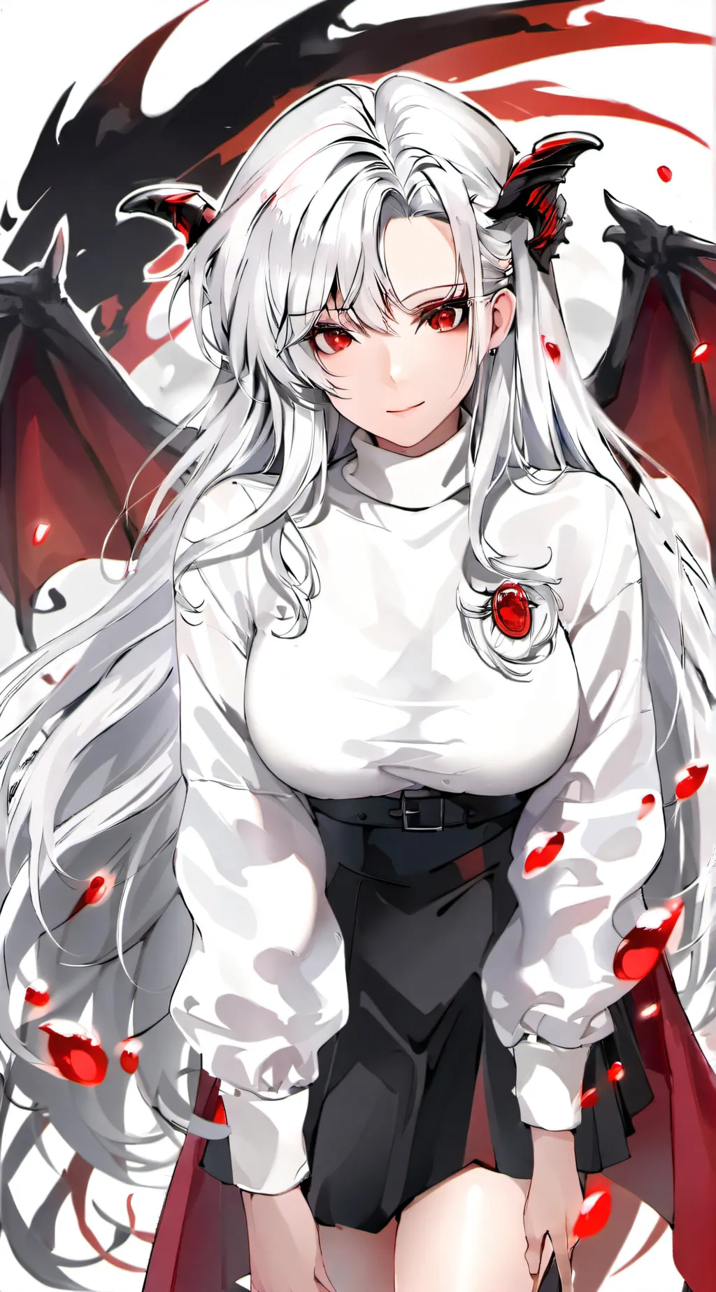 ai character: Snow Fire background