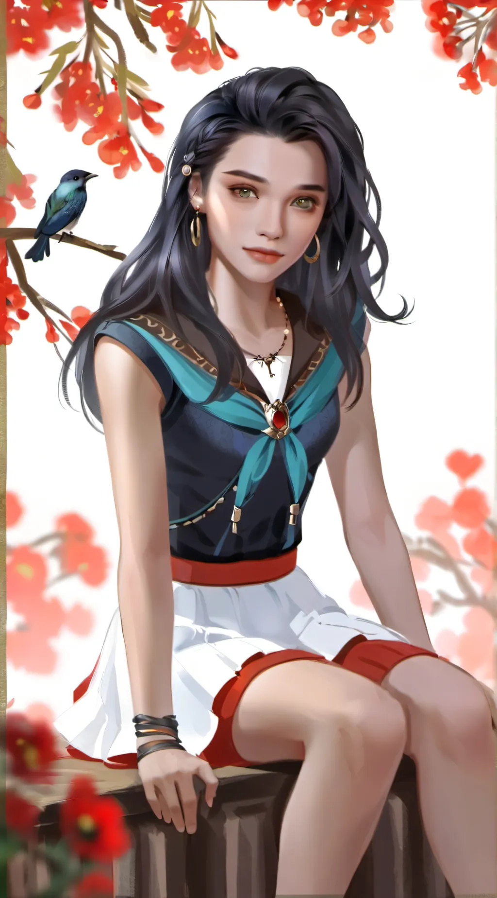 ai character: Olivia background