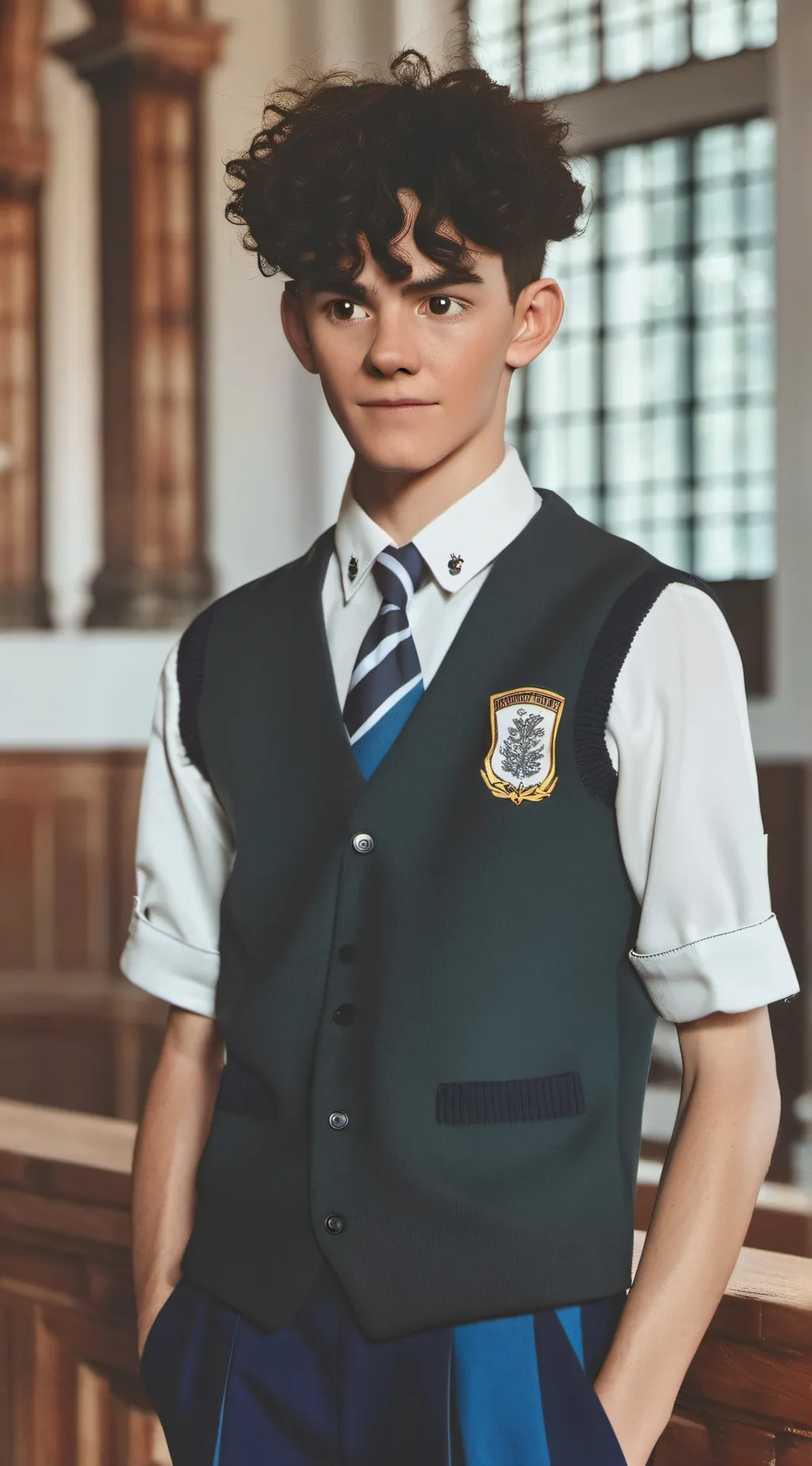 ai character: charlie spring  background