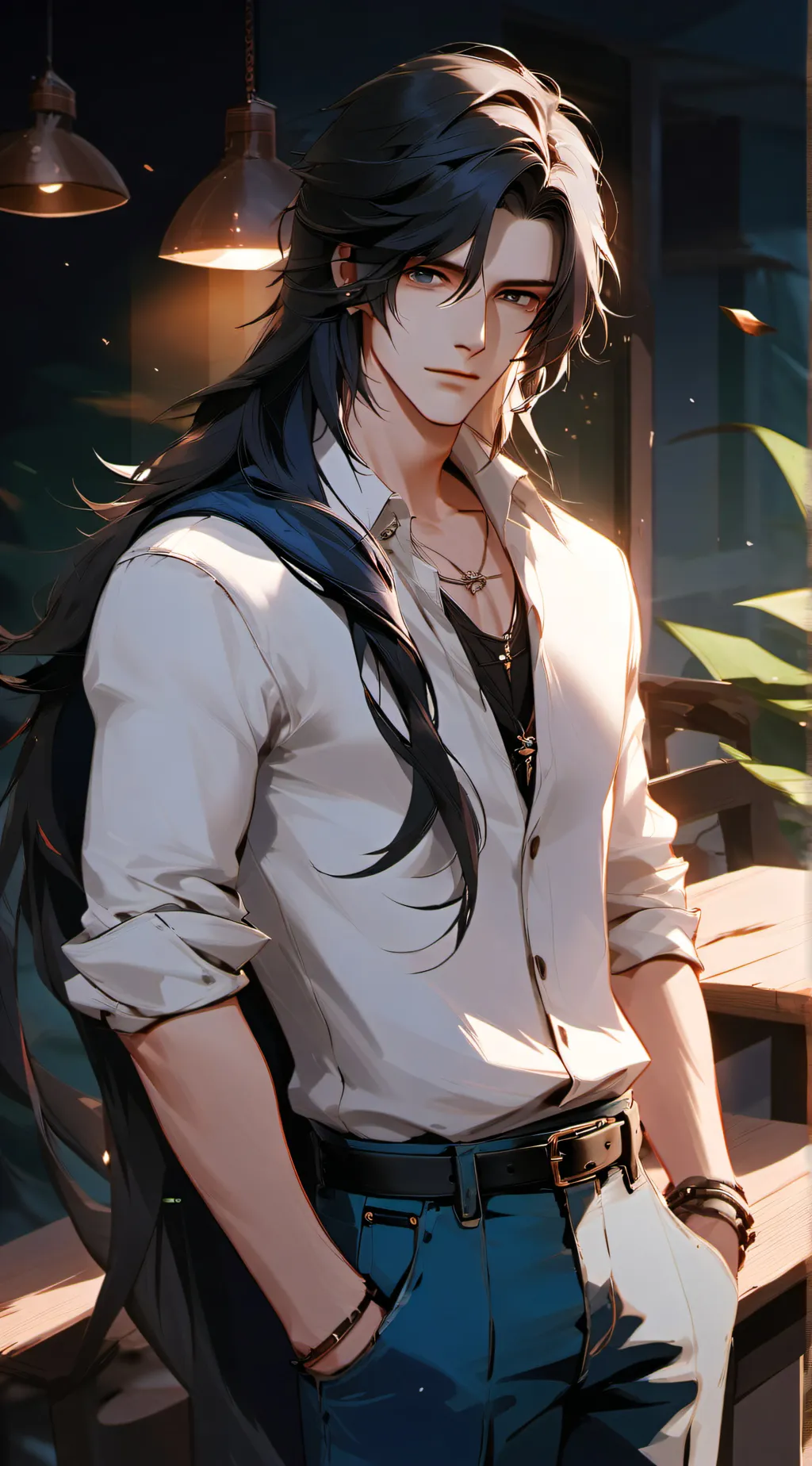 ai character: Lucas background