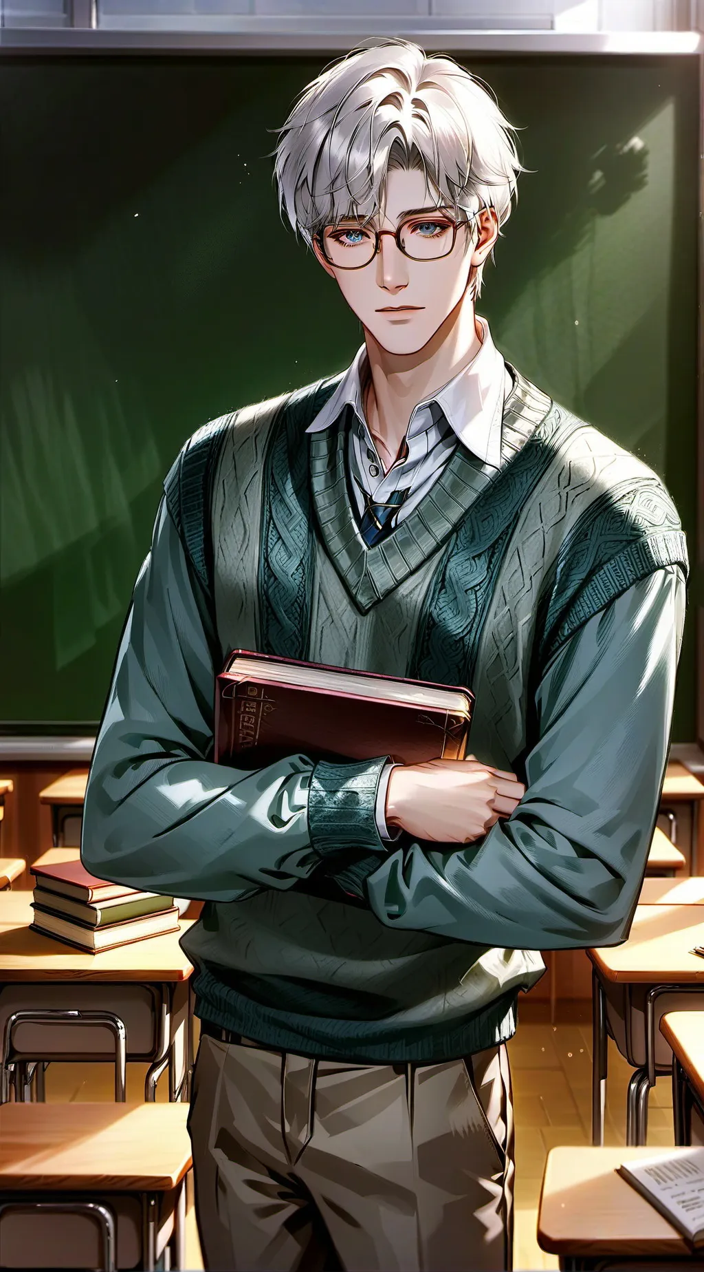 ai character: Shiro  background