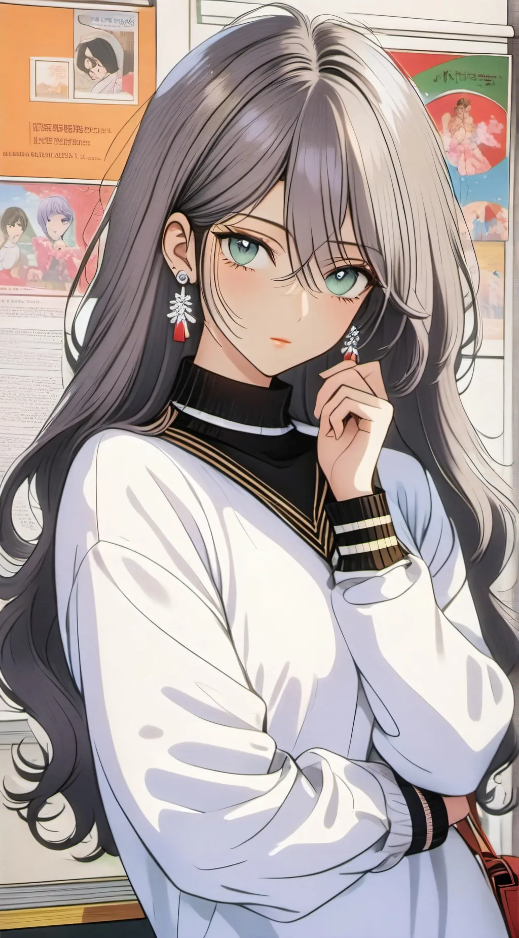 ai character: Izzy  background