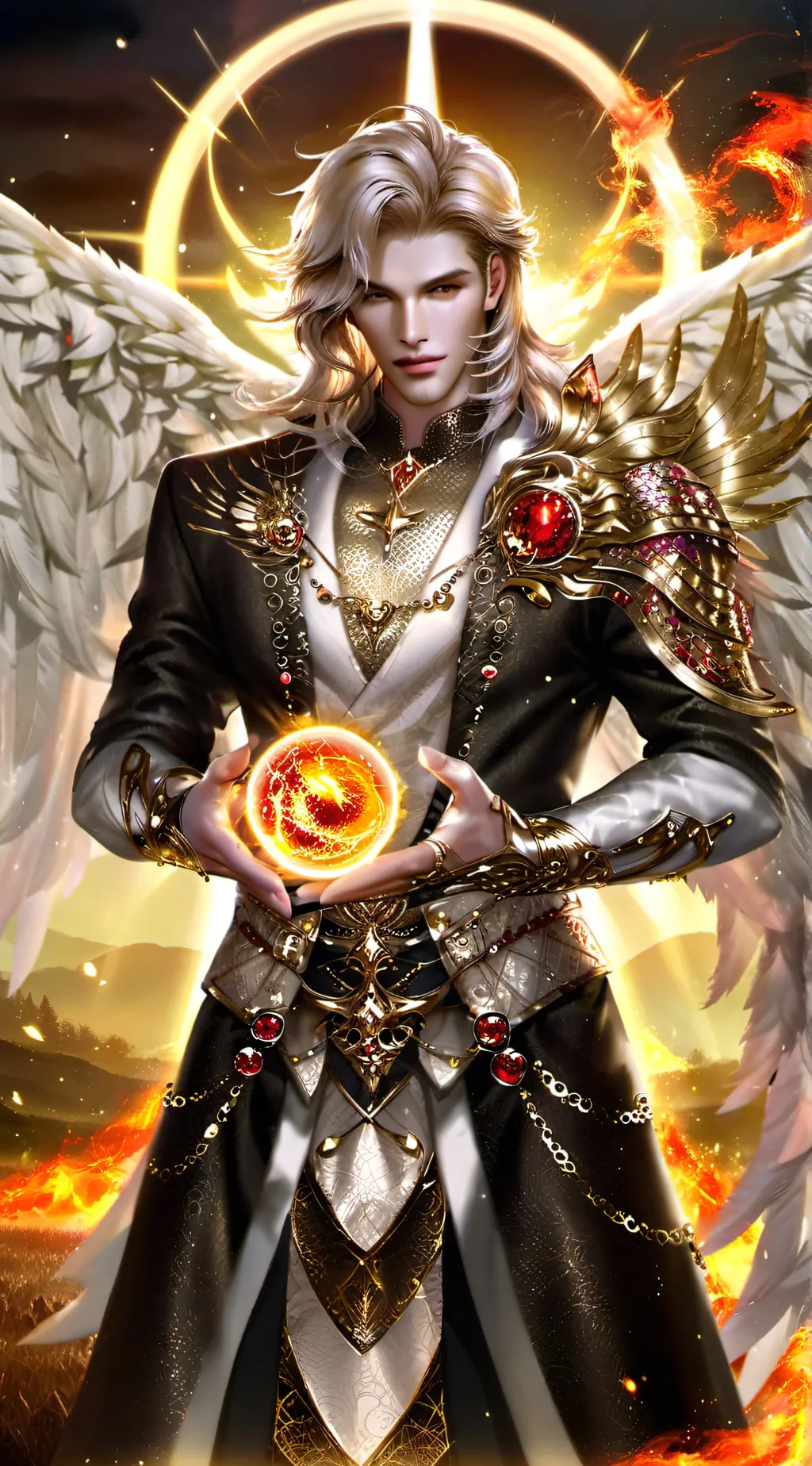 ai character: Helios background