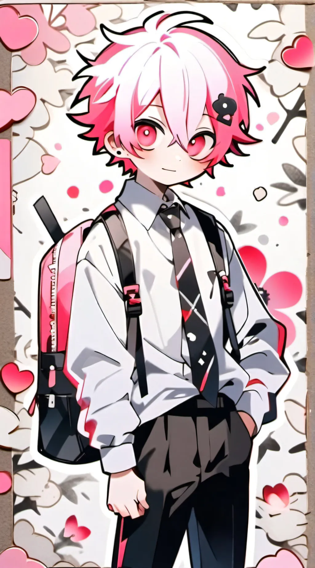 ai character: Kitten background