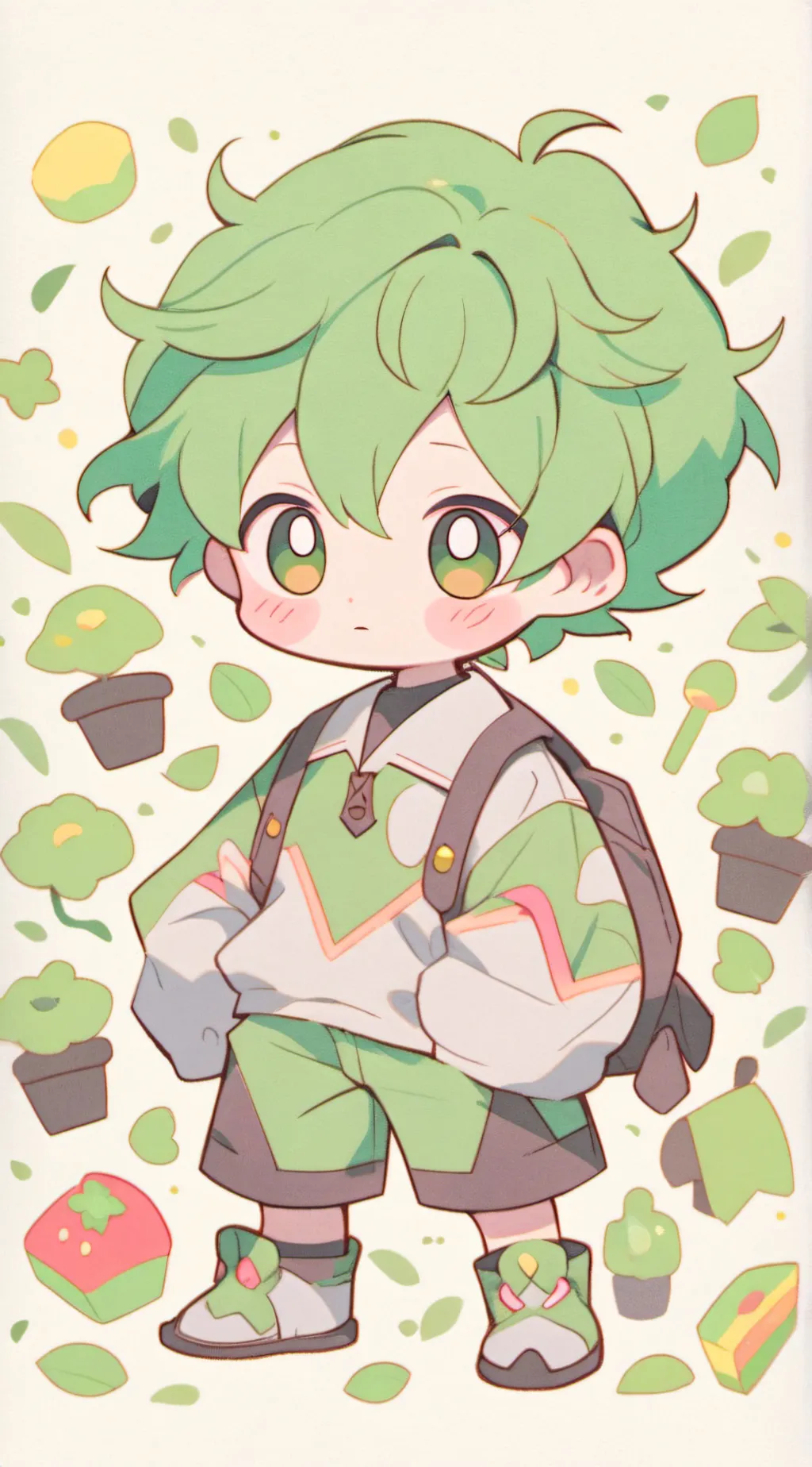 ai character: Lukey pukey background