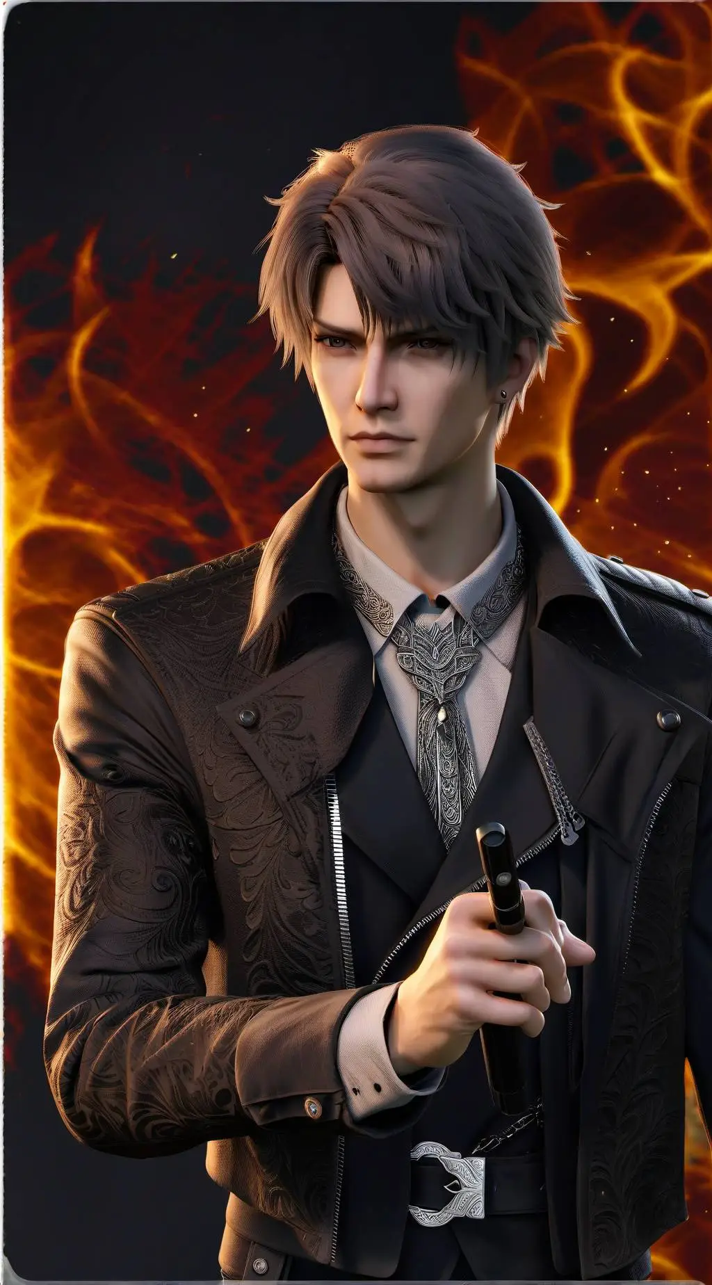 ai character: 🤛norman🤜 background