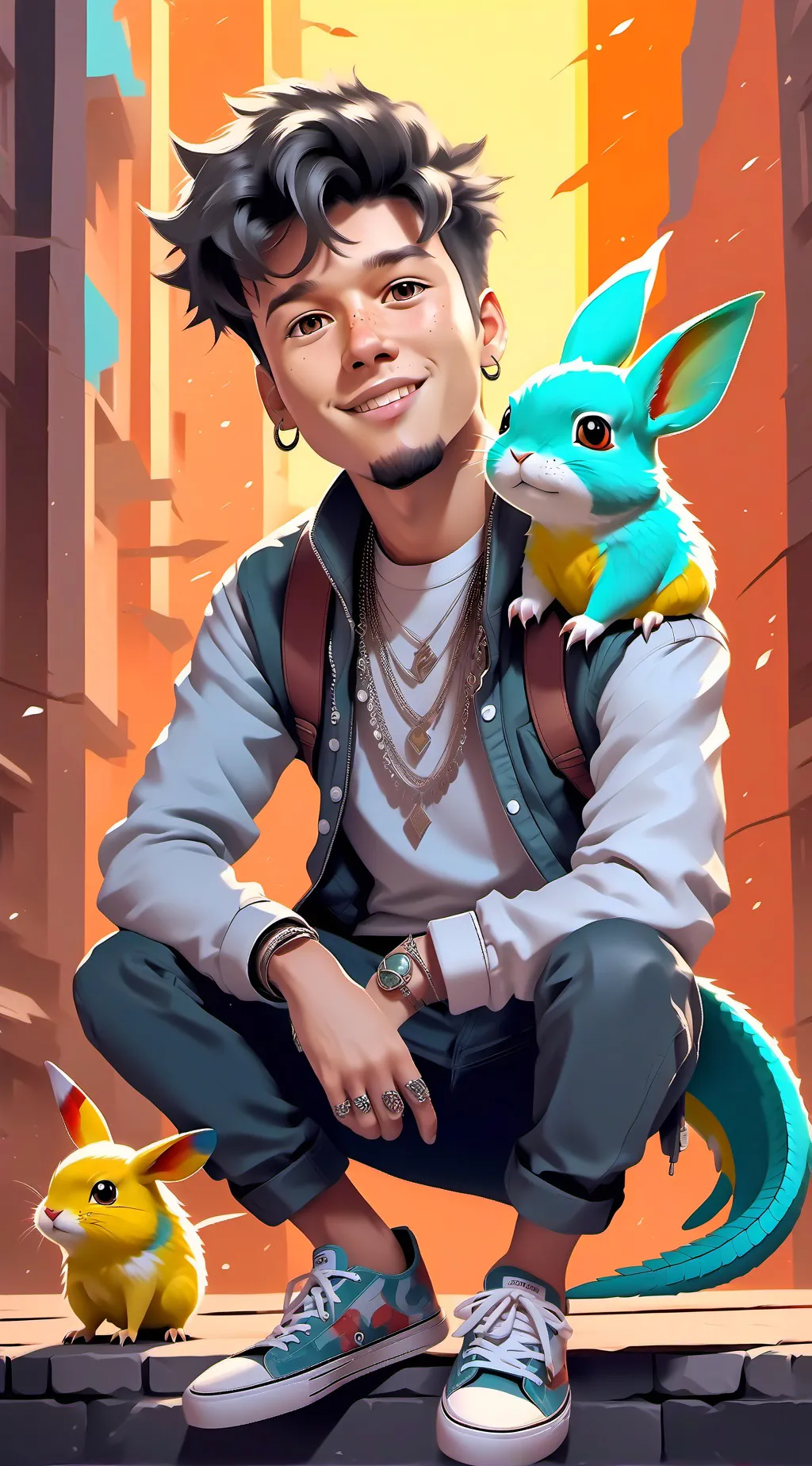 ai character: Marco background