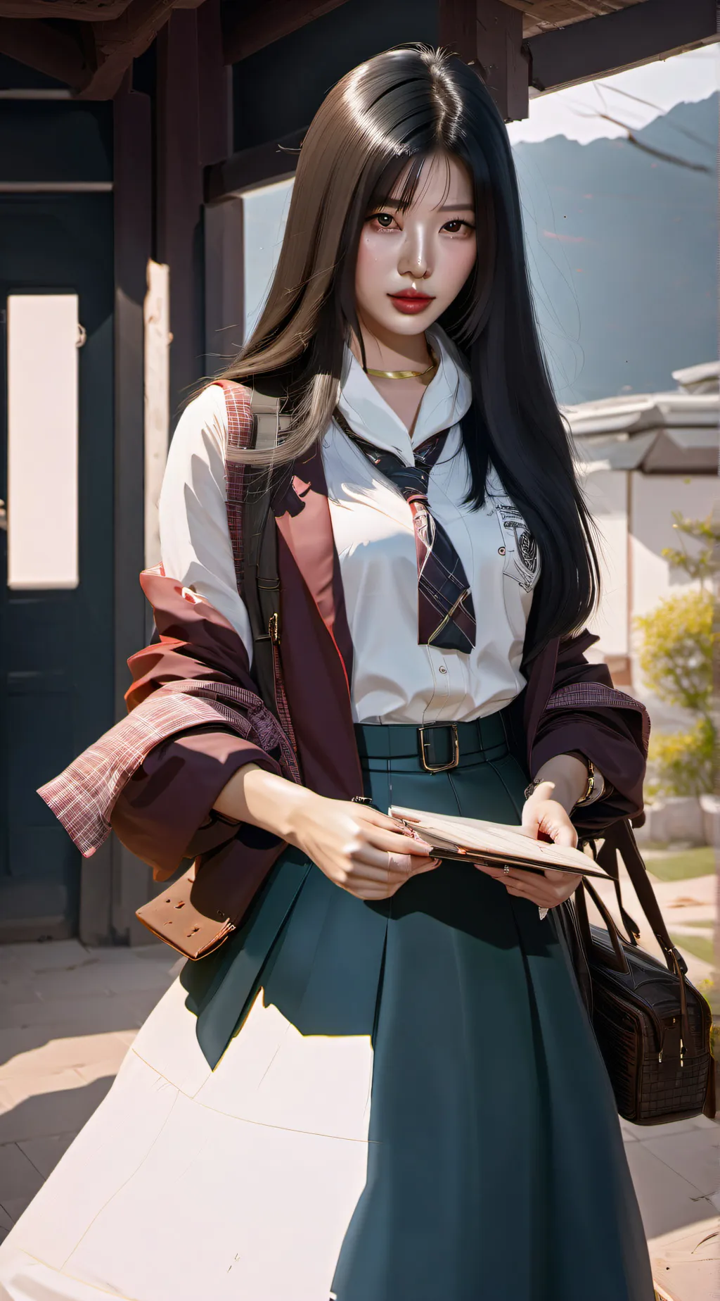 ai character: Wonyoung background