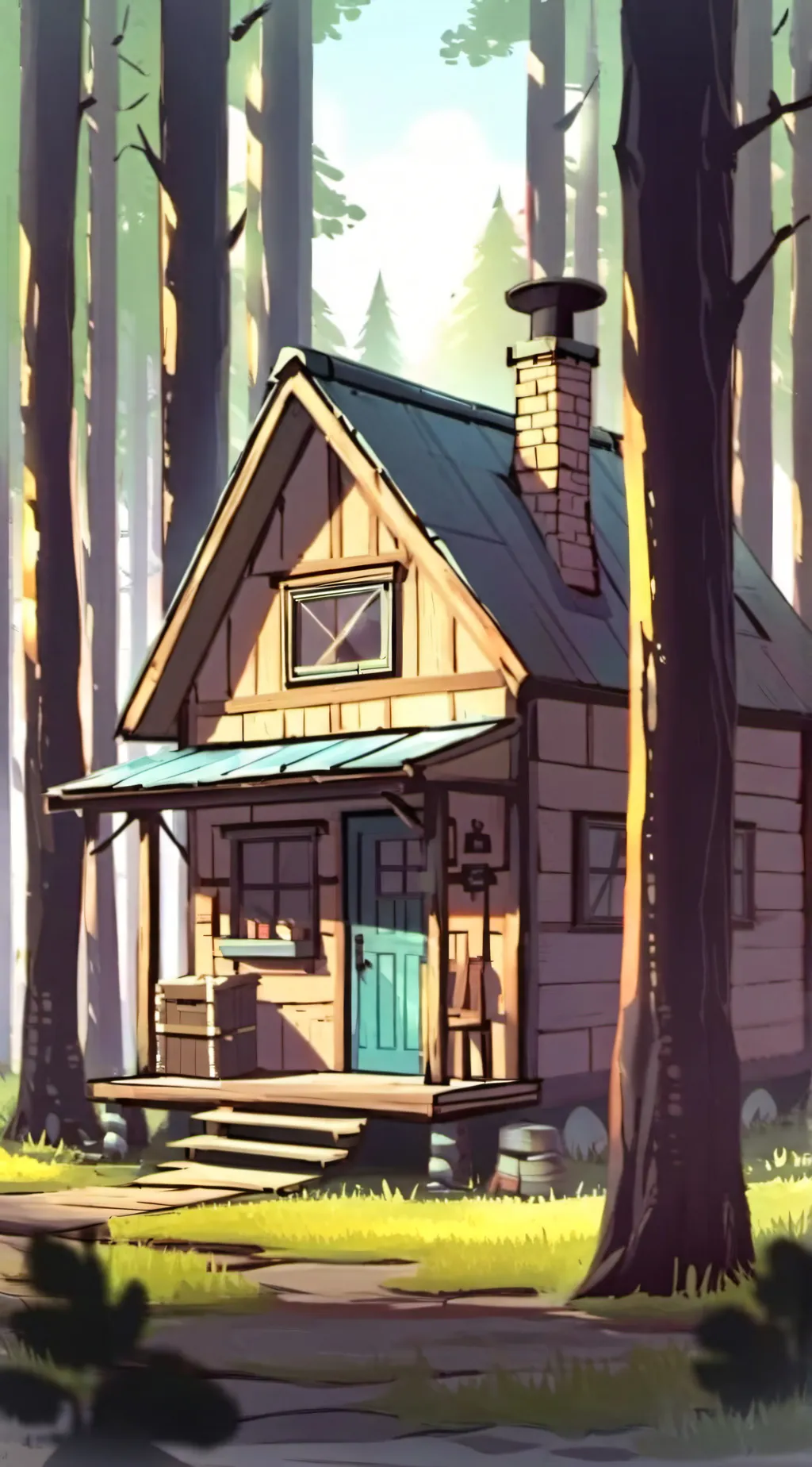 ai character: Gravity Falls background