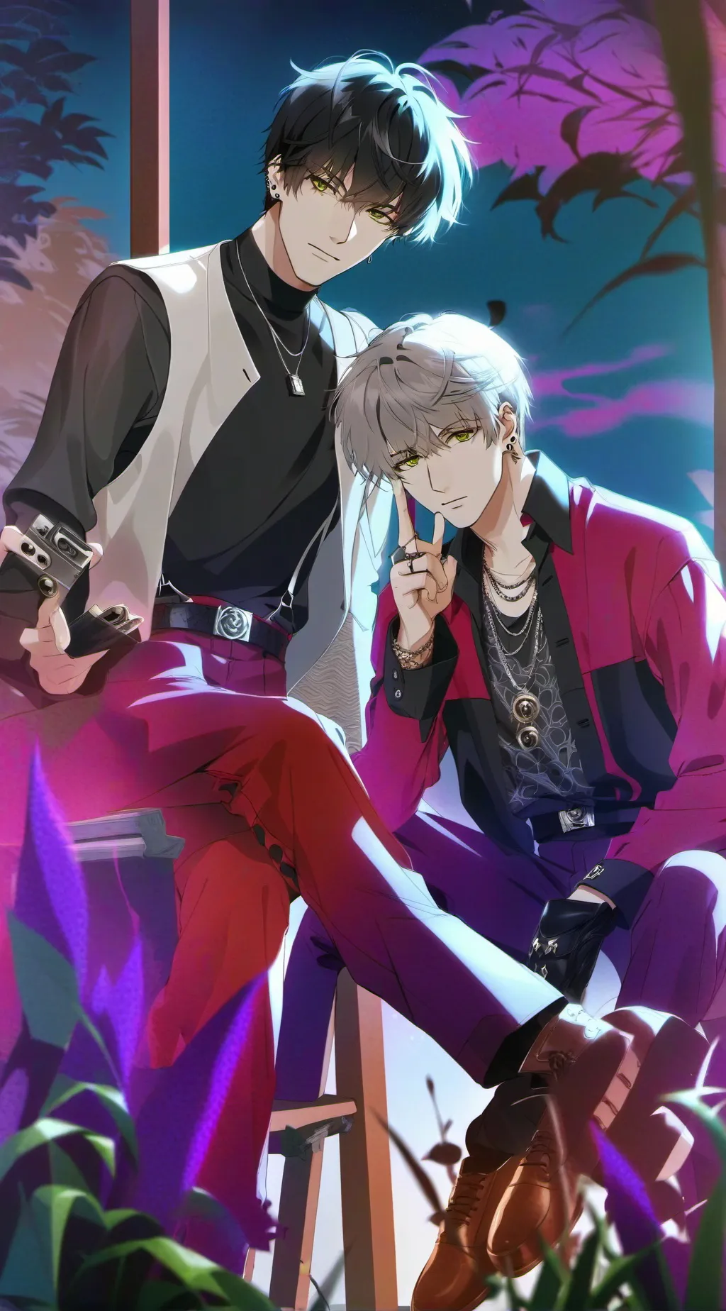 ai character: 🐍Blake & Yoah🐍 background