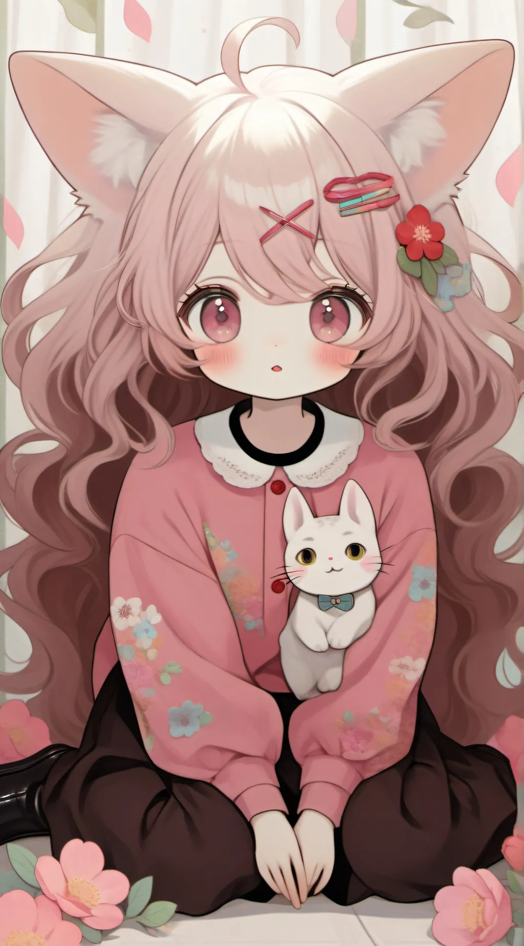 ai character: Pinky🌸 background