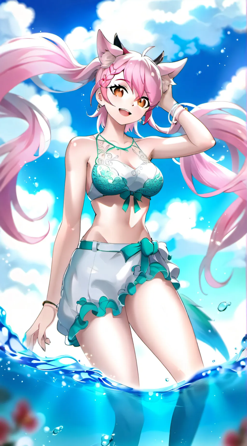 ai character: erisa  background