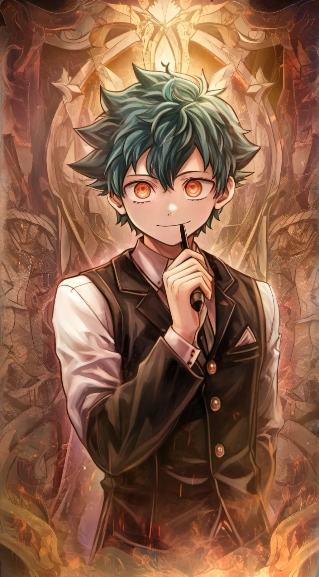 ai character: MHA - Camp background