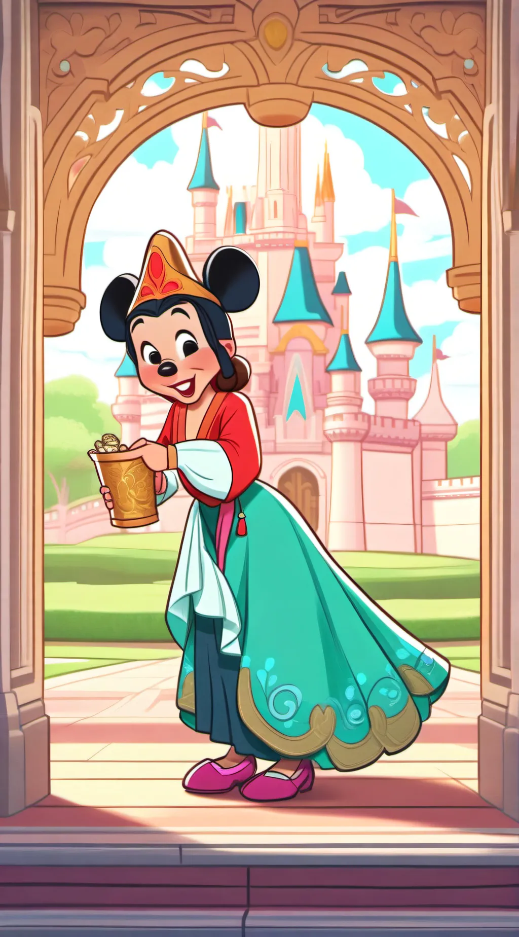 ai character: I FUNNY  background