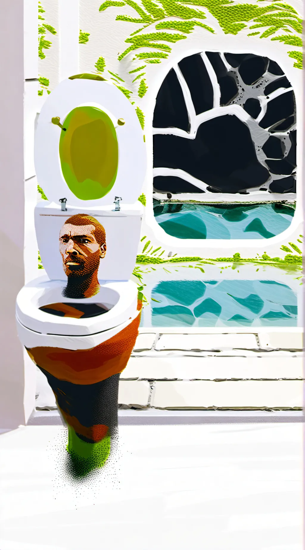 ai character: skibidi toliet background