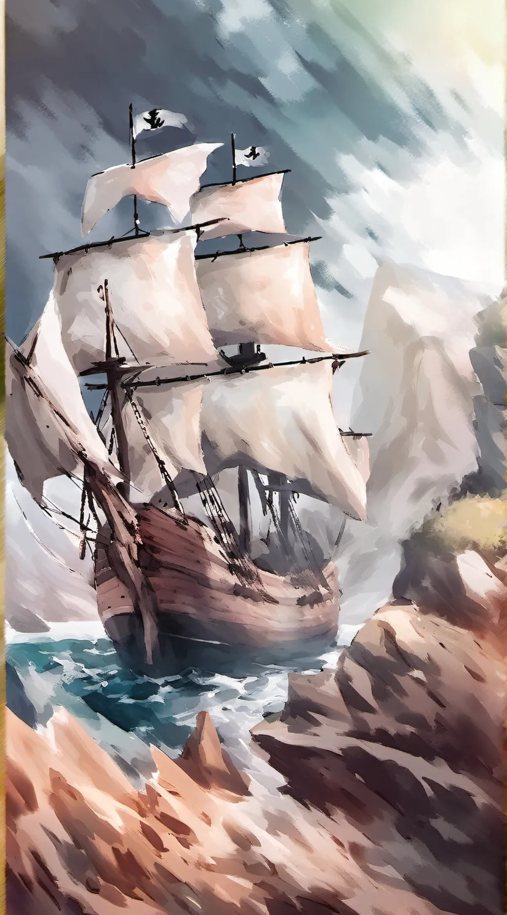 ai character: {one piece} background