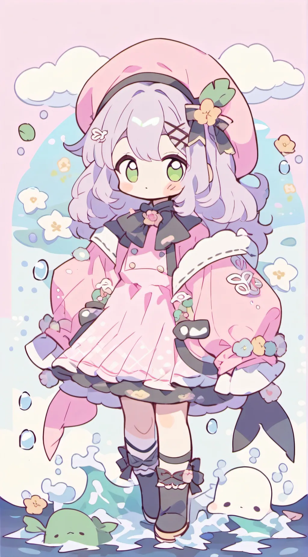 ai character: Layla and friends! background