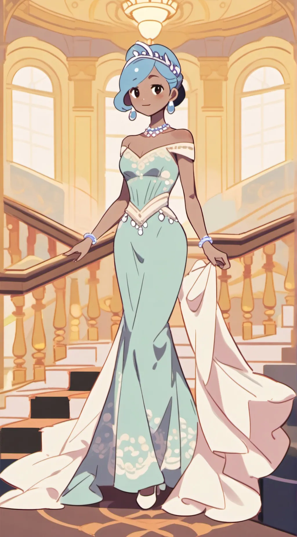 ai character: Evelyn background