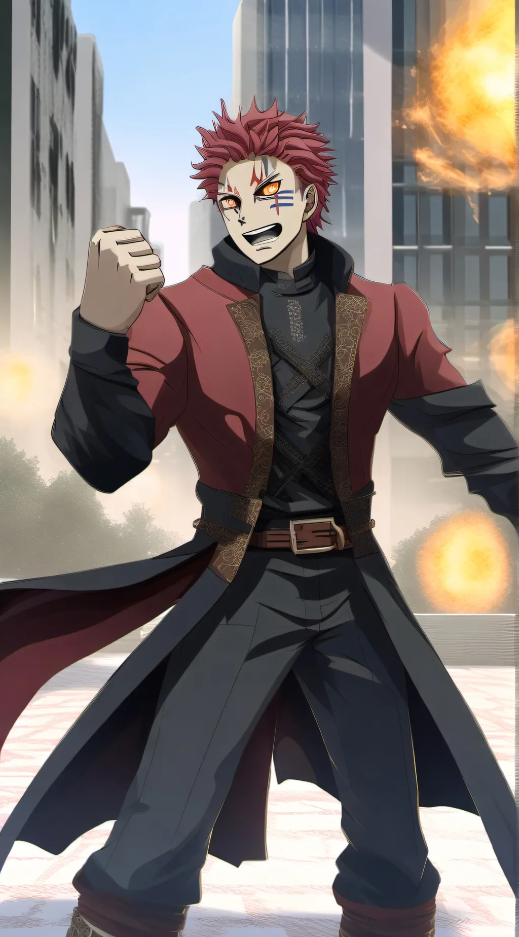 ai character: akaza background