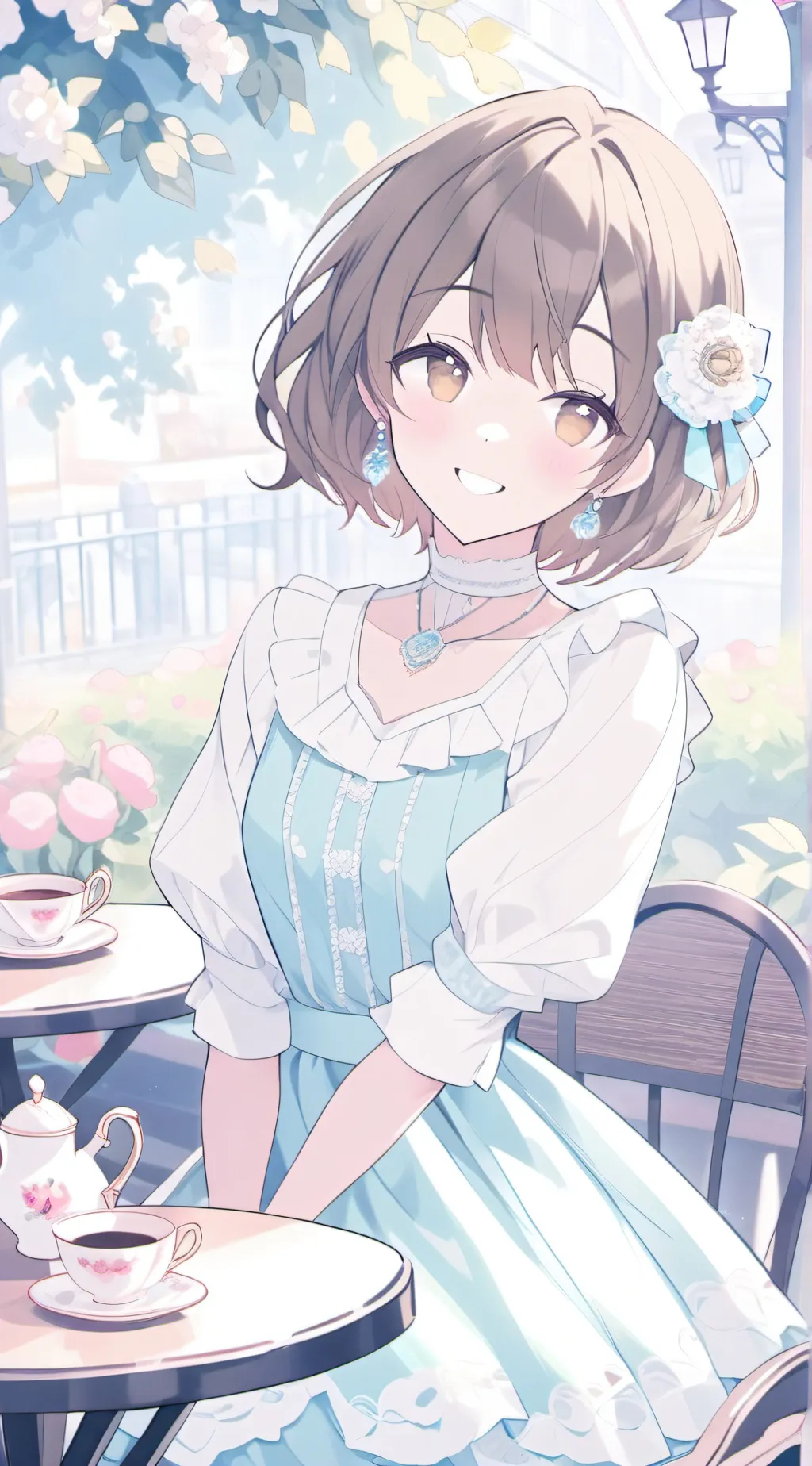 ai character: Ruby Claveria background