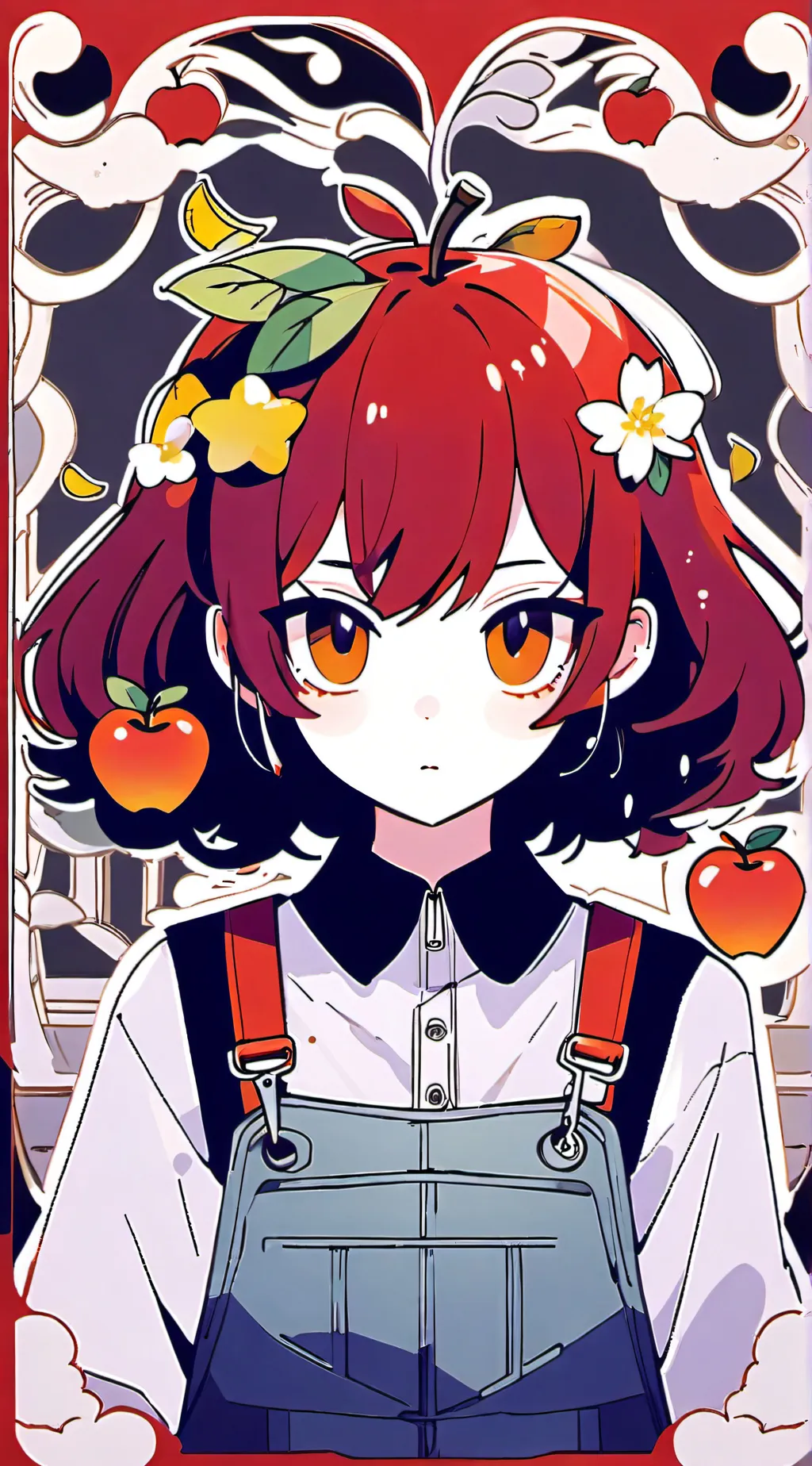 ai character: 🍎 Ringo-chan 🍎  background