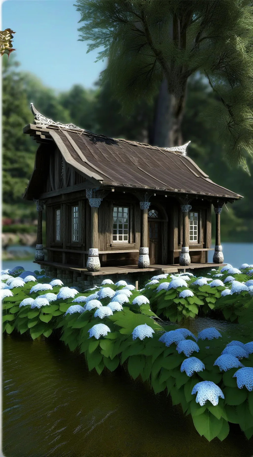 ai character: huggy wuggy  background