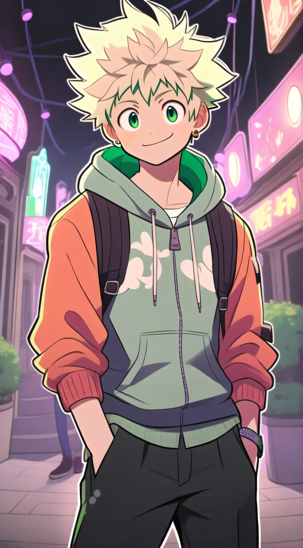 ai character: bakugo background