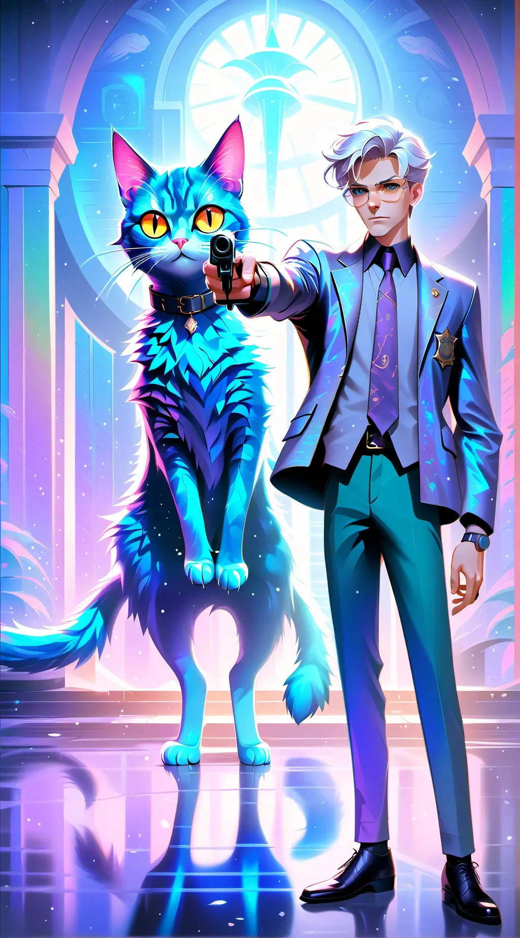 ai character: unfurry background